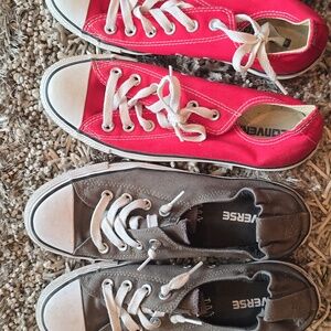 2 Pair Of Converse